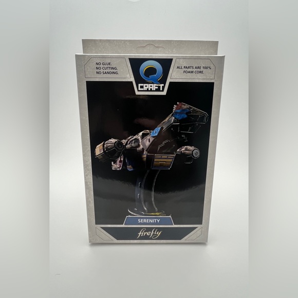 Serenity/Firefly “Q-Craft” cardboard cutouts ”Serenity” & “Alliance Cruiser”✨ - Picture 3 of 6